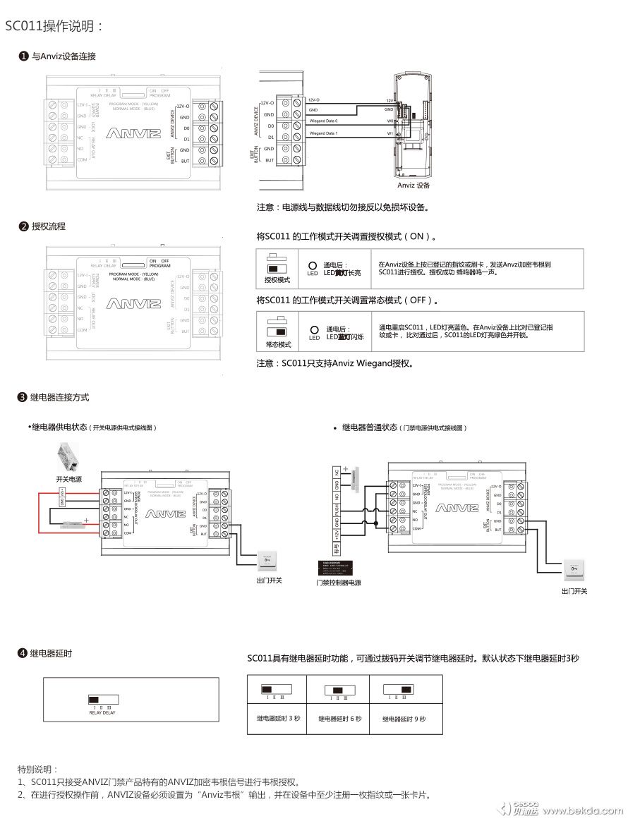 SC011操作说明
